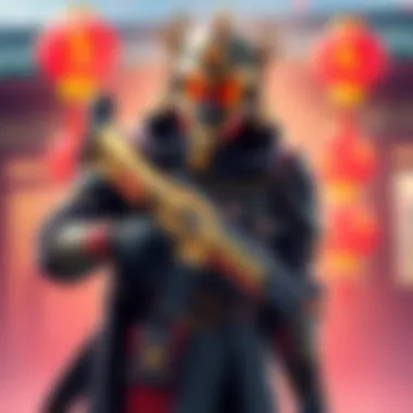 Baro Ki'teer showcasing the Primed Ammo Chain and Chinese New Year-themed items, with festive designs and bright colors.