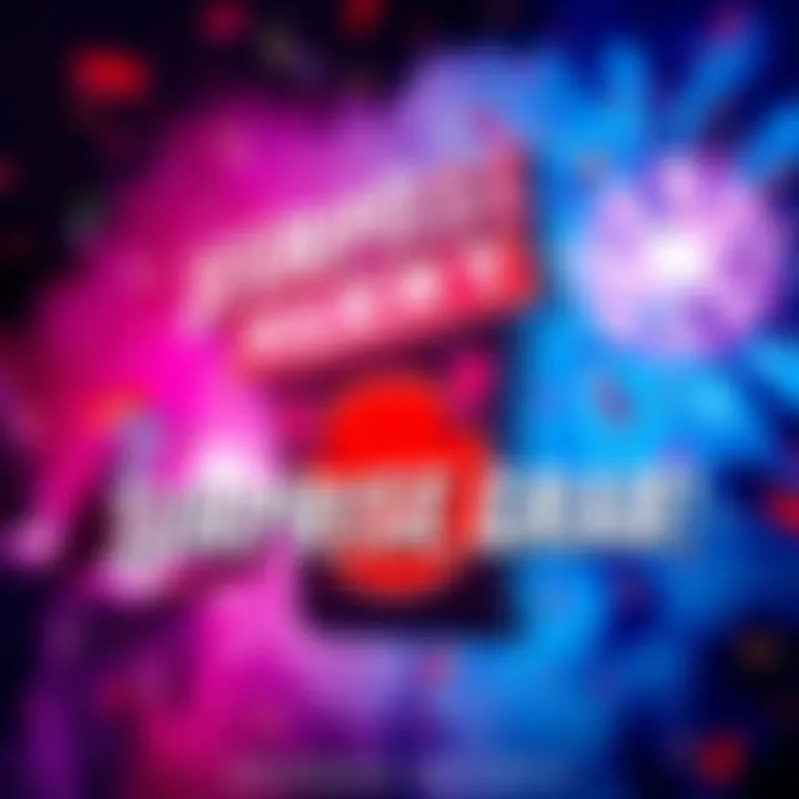 A vibrant announcement of Baro's latest surprise with excitement in the background