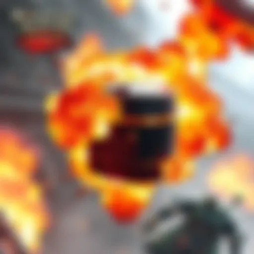 A barrel bomb explodes in Monster Hunter Generations Ultimate, highlighting its powerful impact during gameplay.