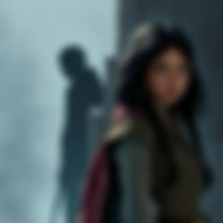 Baruuk and Yareli stand together, looking serious, with a faint silhouette of a hidden brother behind them.