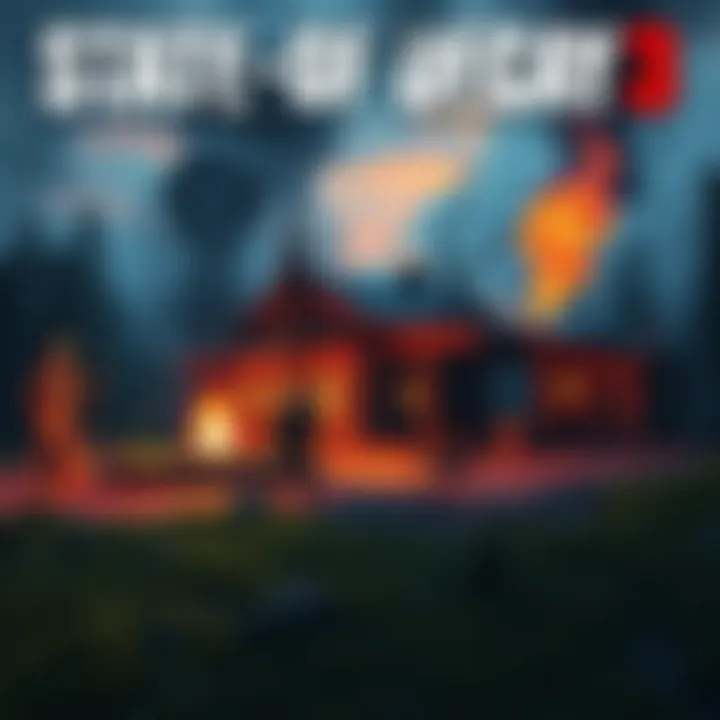 A player constructing a base in a post-apocalyptic setting, gathering resources and planning defenses against zombies.