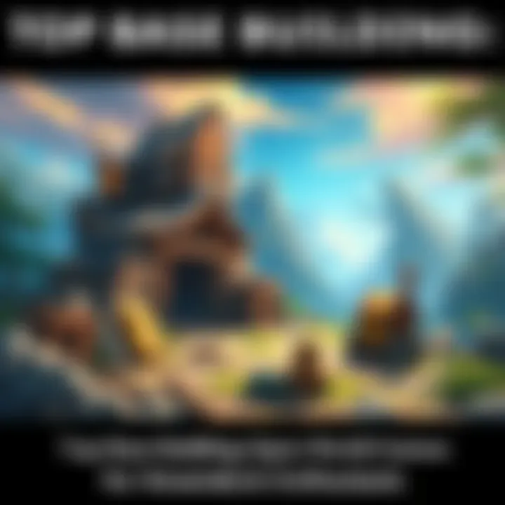 A character builds a base with crafting tools in an open world environment, showcasing survival elements and diverse landscapes.