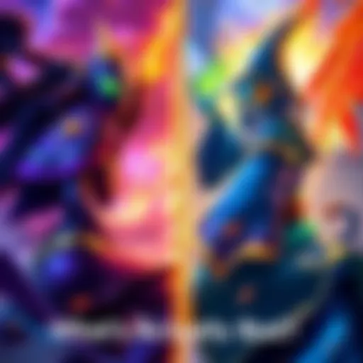 A side-by-side comparison of various base card artworks, featuring vibrant designs and one low-rated piece, Zombie Witch, highlighting the debate on art quality in gaming.