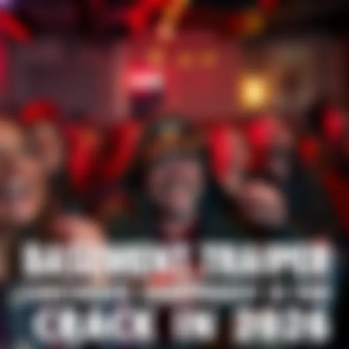 Basement Trapper entertaining a crowd with humor, people laughing and enjoying the show