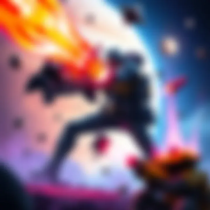 A character takes 9 focused shots from Jupiter, targeting a Bastion in a gaming scene.