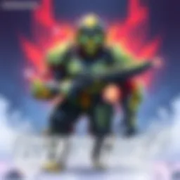 Bastion character in a combat stance, ready to engage against opponents in Overwatch 2