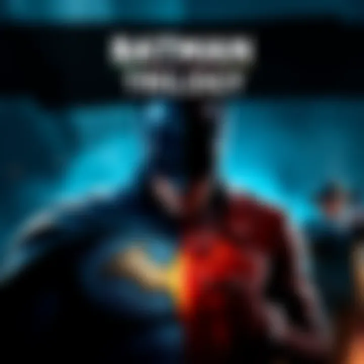 A split image showing Batman on one side and characters from the Mafia games on the other, illustrating their distinct styles and themes.