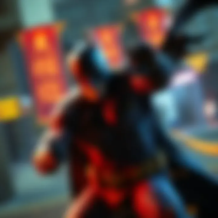 Batman character engaging in combat in Sifu's martial arts environment