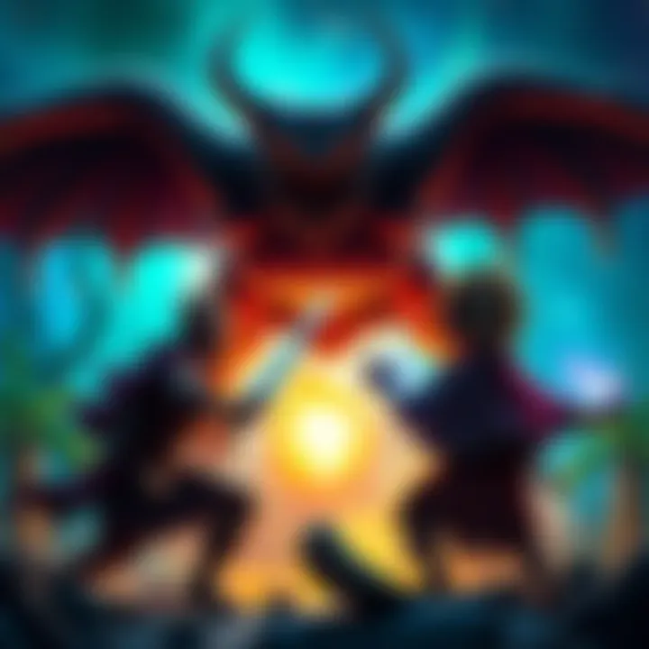 Battle against Chief Ngwatu and Voracidous Players strategizing to defeat Chief Ngwatu and Voracidous in an intense boss fight