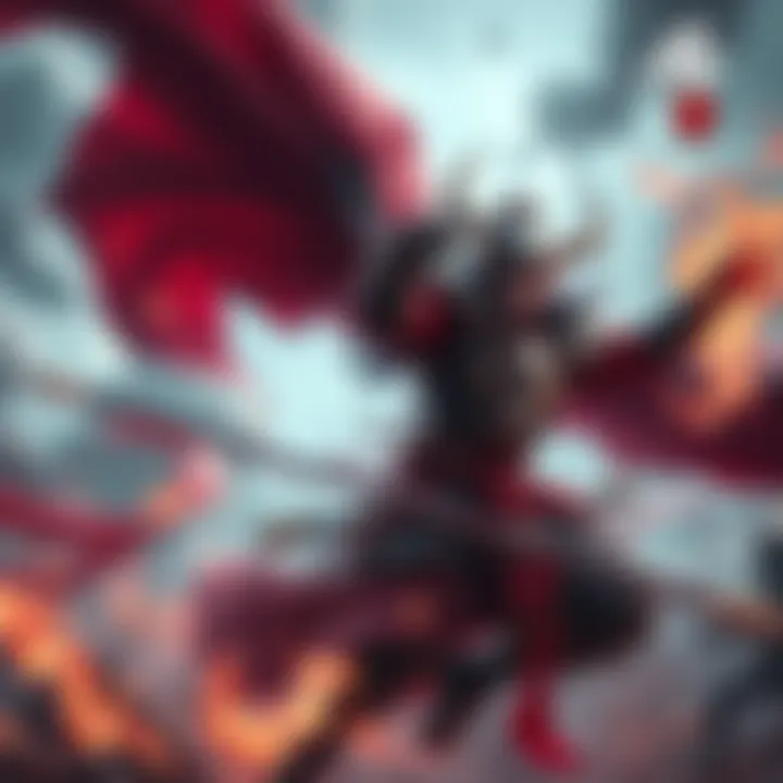 A player fighting Lu Bu in Wo Long, showcasing intense action and a dynamic environment