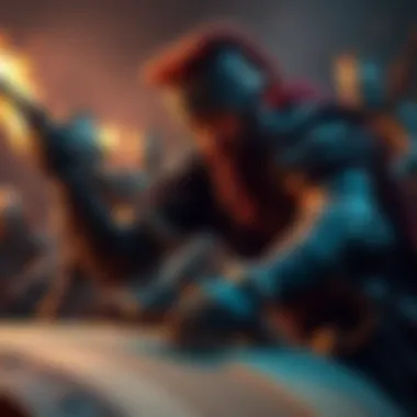 Battle strategy against a captain A warrior planning tactics to defeat a captain in combat without using an olog.