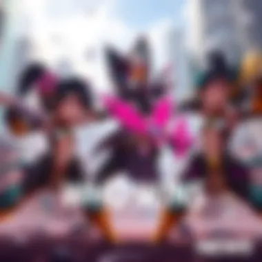 A fierce combat scene showing Baby D.Va, Baby Dmon, and a Battle Mercy without her ultimate ability ready to fight