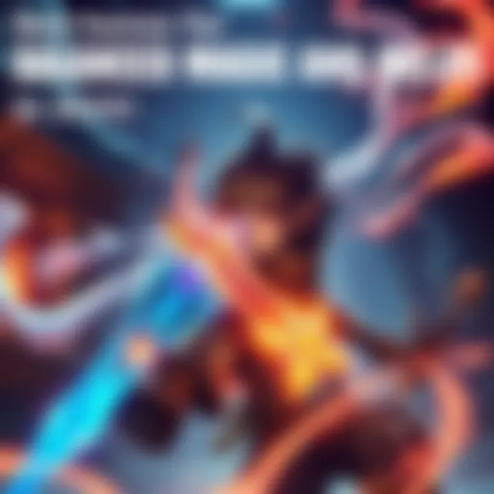 Battle mage in action A character wielding a sword and casting spells in a fantasy setting, showcasing a blend of magic and melee combat.