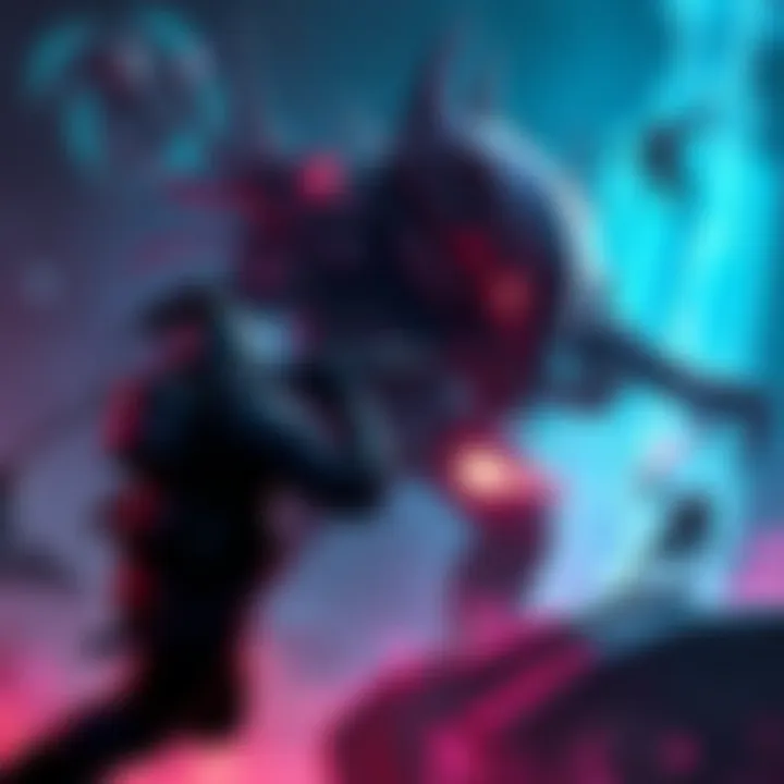 Players in battle against necramechs, showcasing intense action and strategy in the game.