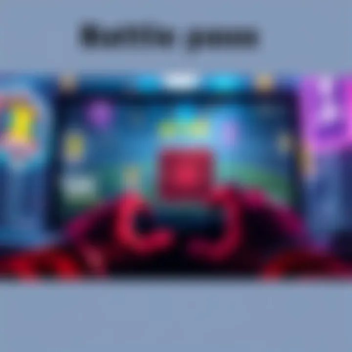 A player reviewing their battle pass progress and XP tokens on the screen