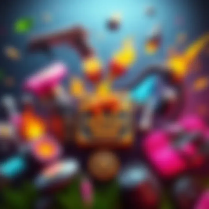 Battle Pass Items A visual of various rewards and items included in the Battle Pass, showcasing exciting new gear and bonuses for players.