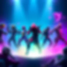 New Battle Pass Skins Showcase of the latest Battle Pass skins with colorful designs and player reactions.