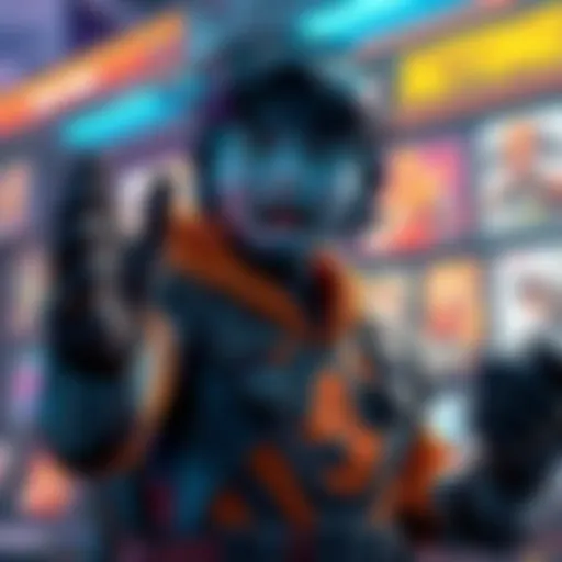 Battle Pass Skins in Gaming A player character showcasing exclusive battle pass skins in a gaming environment, expressing excitement and confusion about skin availability.