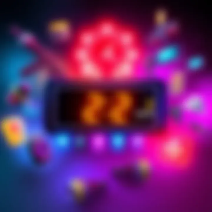 A digital countdown timer showing 22 days remaining for a battle pass, with gaming icons and graphics around it.