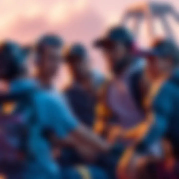 Battle Royale Players React to Surfing Feature Group of frustrated gamers discussing the surfing feature in Battle Royale