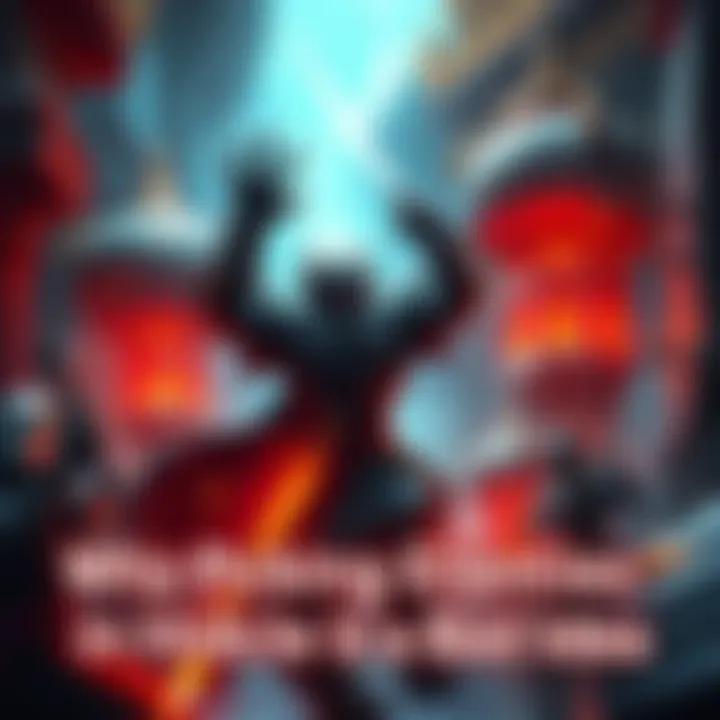 Battle Scene in Hidden Temple A tense moment in Hidden Temple where players face a powerful enemy, highlighting the danger of picking tough foes.