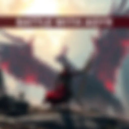A victorious gamer stands proudly with a sword, overlooking a defeated giant creature, symbolizing the battle with Adyr.