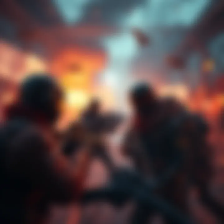 A group of Battlefield 1 players engaged in an intense multiplayer match on PlayStation, showcasing teamwork and strategy