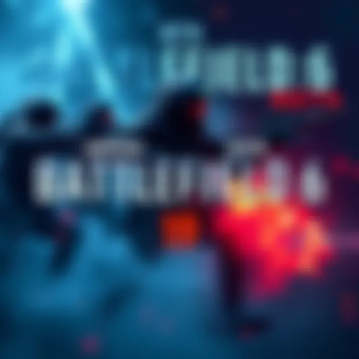 A promotional image for Battlefield 6 showing soldiers in combat and a countdown timer for the beta dates.