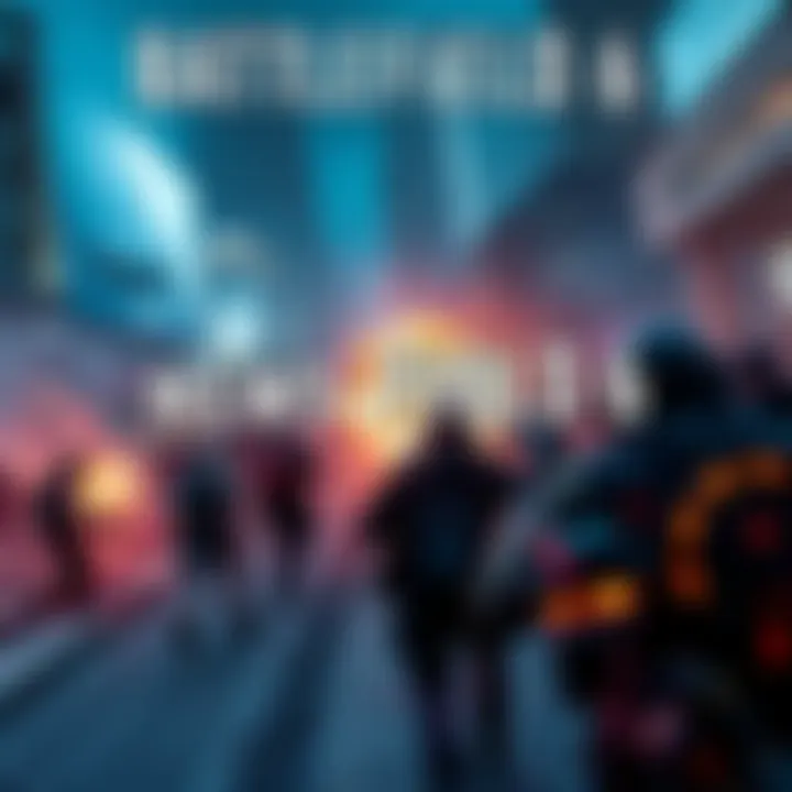 A chaotic scene in Battlefield 6 showing players engaged in intense combat during the Conquest mode