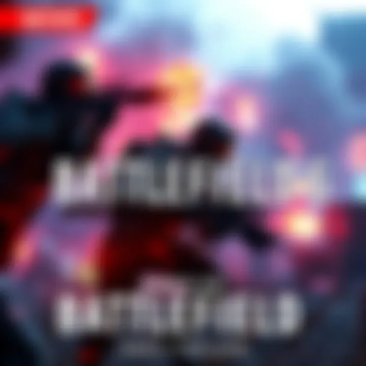 A dynamic scene from Battlefield 6 showcasing soldiers in action, featuring new weapons and vibrant environments.