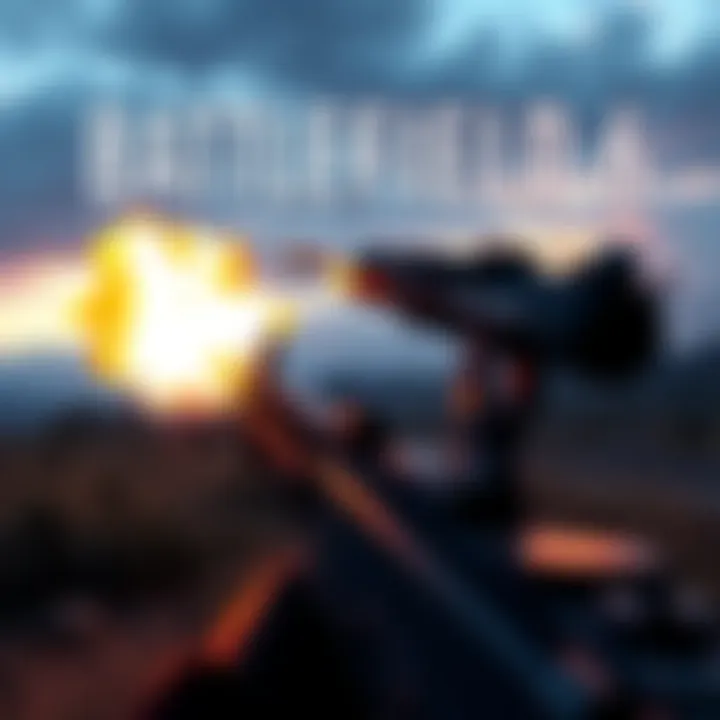 Battlefield 6 TOW Missile Launch A player in Battlefield 6 launches a TOW missile, showing the visible guidance wire tracking towards the target.
