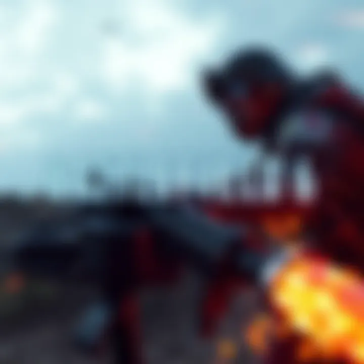 A soldier in combat with advanced graphics and futuristic settings from Battlefield 6