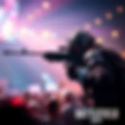 A player aiming a weapon in Battlefield Concert during Ult Luna, showing action and intensity