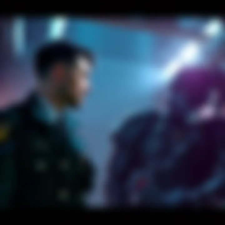 BB asks Captain Cole about her father, Preston Cole, in a tense moment.