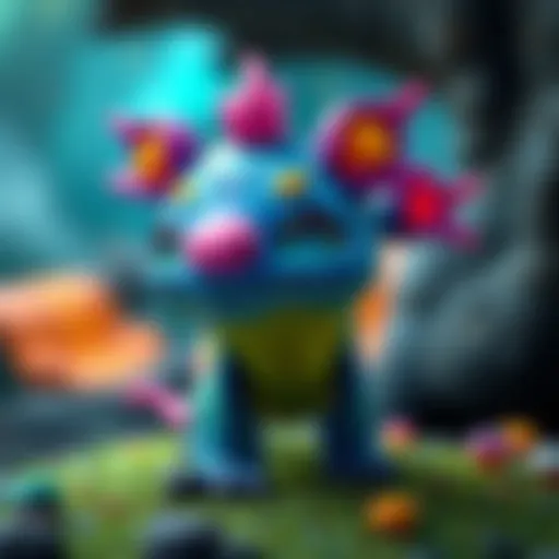 Bean from Spore Game A colorful and unique creature named Bean, showcasing its distinctive features in the Spore game universe.