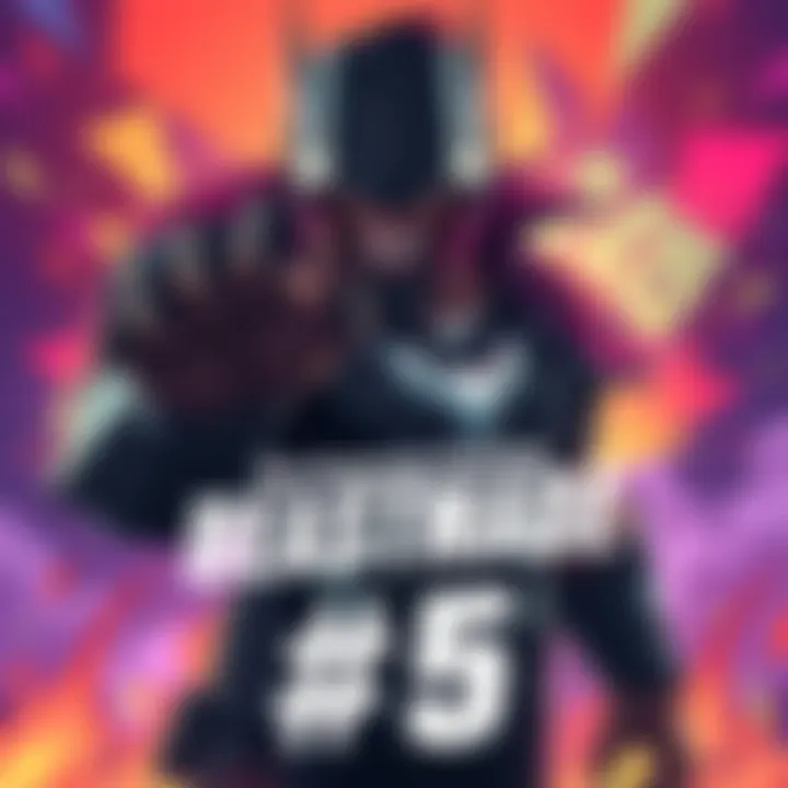 An illustration showing a strong and determined character representing Beastmode with a vibrant background indicating success and achievement.