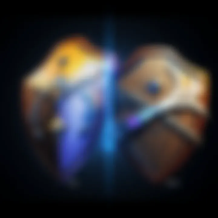 Comparison of Bee Shield and Sham A side-by-side view of Bee Shield and Sham, showing their designs and features for gamers choosing a shield for Salvador.