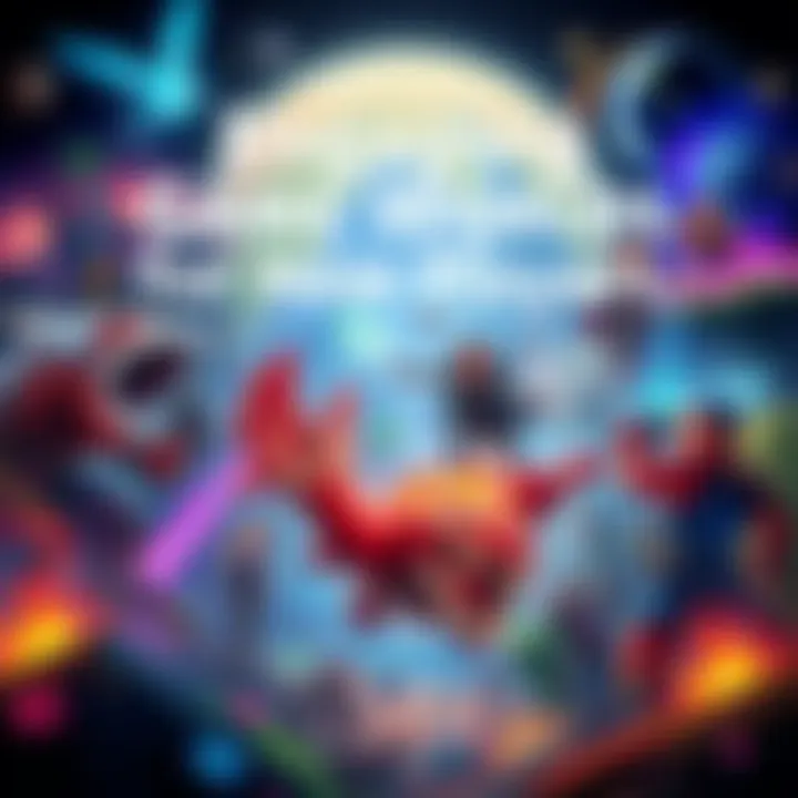 A vibrant collage of beginner-friendly video games showcasing diverse characters and captivating environments