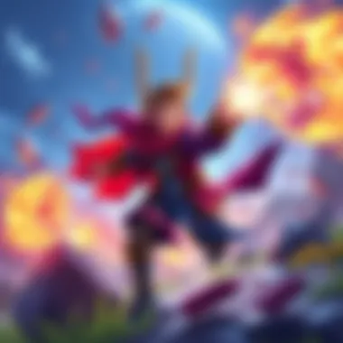 Beginner using incantations in a game A beginner character casting powerful spells in a vibrant gaming landscape, showcasing impressive damage effects