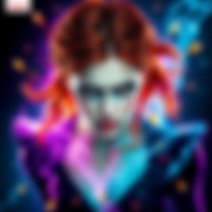 Bella in her ultimate form, showcasing vibrant colors and dynamic energy, symbolizing her character growth.