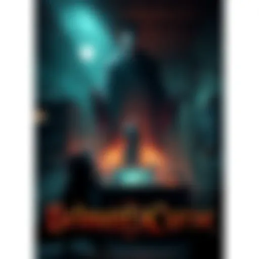 Concept art showcasing a dark laboratory with gothic elements and a shadowy figure resembling Frankenstein's Creature, alongside a menacing version of Death, suggesting new areas and bosses for Belmon...
