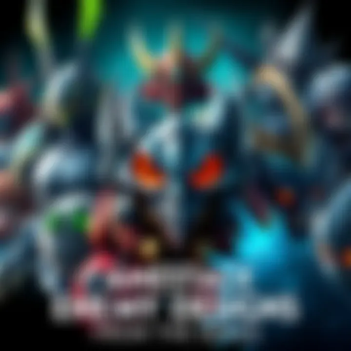 A collage of popular enemy designs showcasing their unique styles and features, highlighting fan favorites from the game series