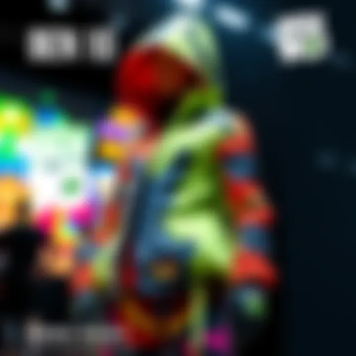 Ben 10 Inspired Fashion Design A colorful outfit featuring designs inspired by Ben 10 characters, showcasing unique fashion elements and creativity.