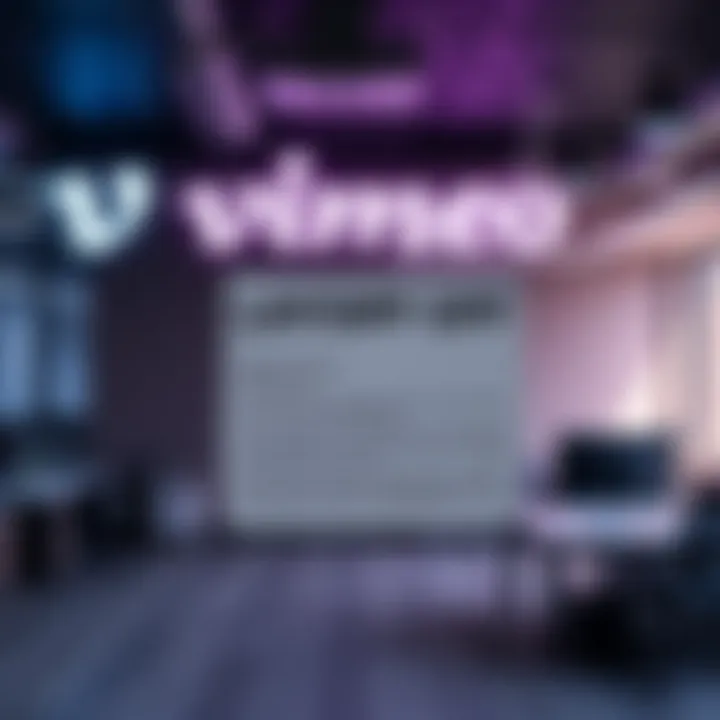 Bending Spoons Layoffs at Vimeo A notice about layoffs at Vimeo by Bending Spoons, with a background showing the Vimeo logo and an empty office space