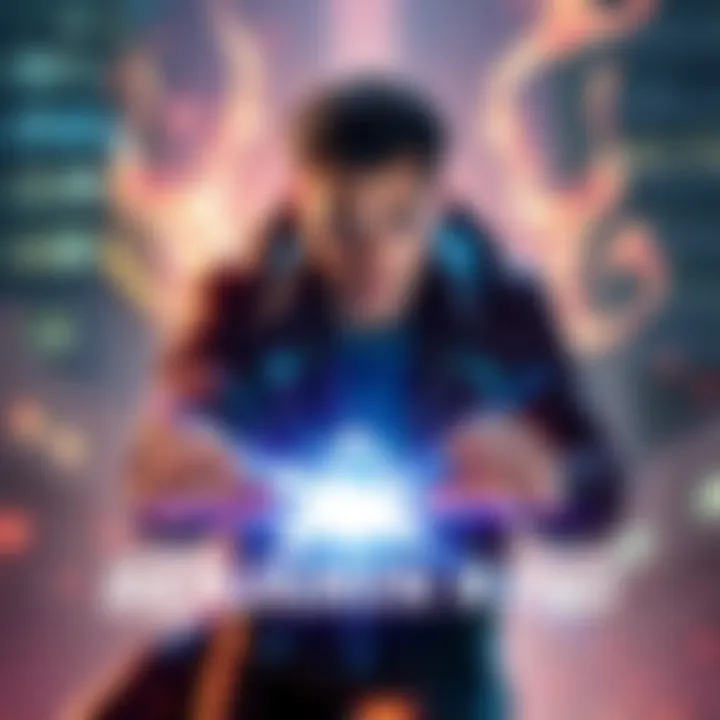 Benjamin King with superpowers in SR4, showcasing his different appearance compared to reality