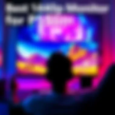 Best 1440p Monitor for PS5 Slim A gamer setting up a PS5 Slim with a high-quality 1440p monitor, showcasing vibrant graphics and a sleek design.