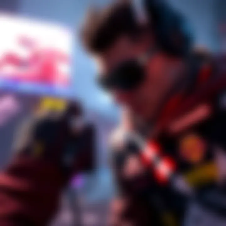 A player adjusting the FOV slider in a first person game on PS Plus