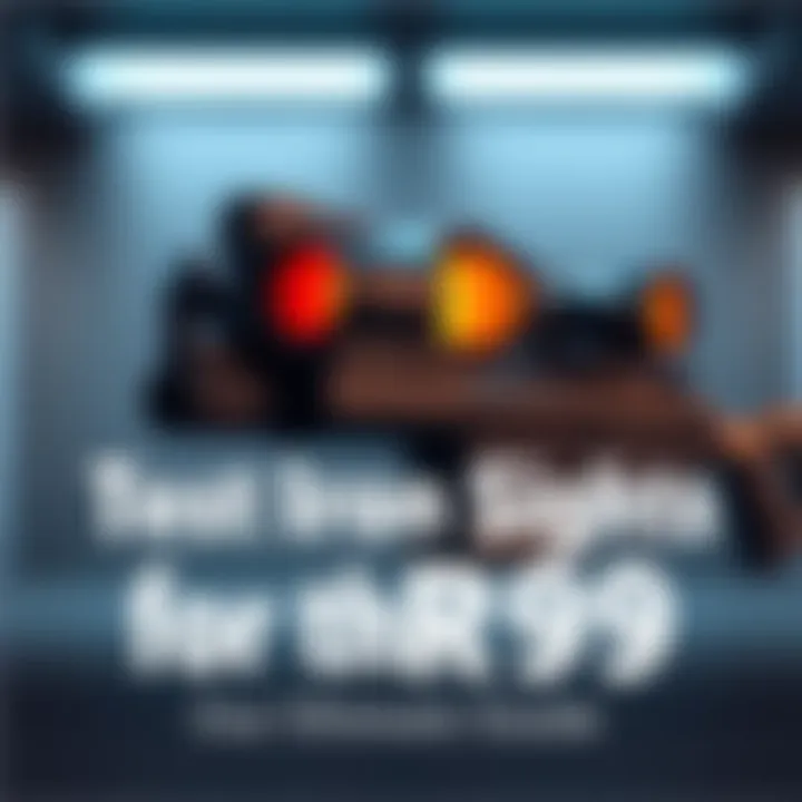 Best Iron Sights for R99 A selection of various iron sights tailored for the R99, showcasing their designs and features.