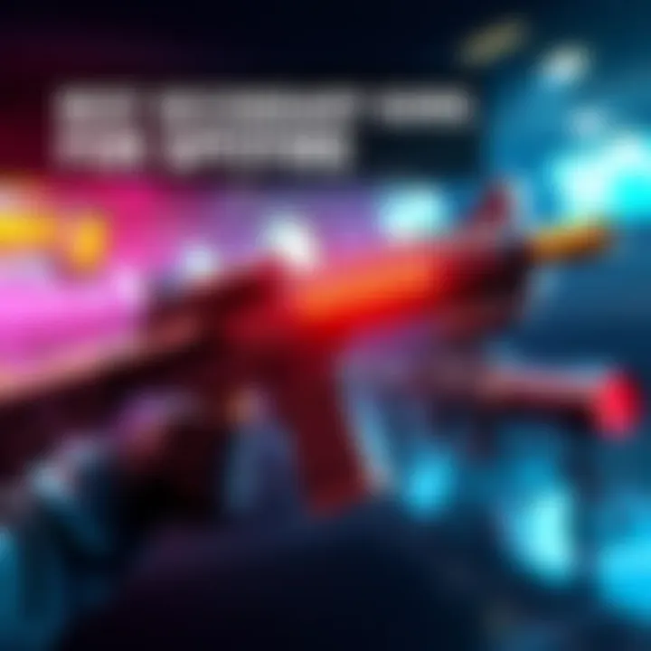 A gamer compares different secondary guns to pair with the Spitfire, showing options for various combat ranges.