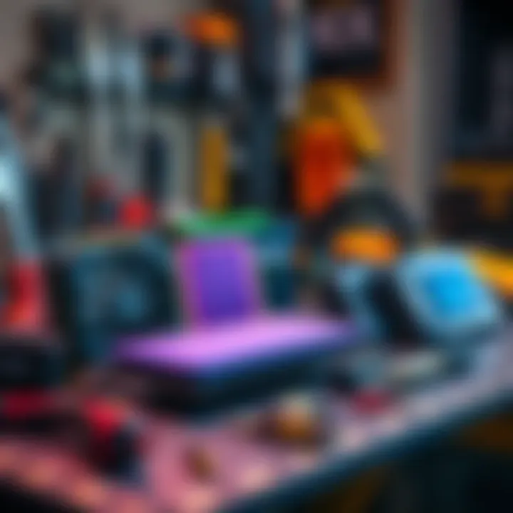 A selection of thermal pads suitable for the RTX 3080 Founders Edition GPU on a workbench with tools